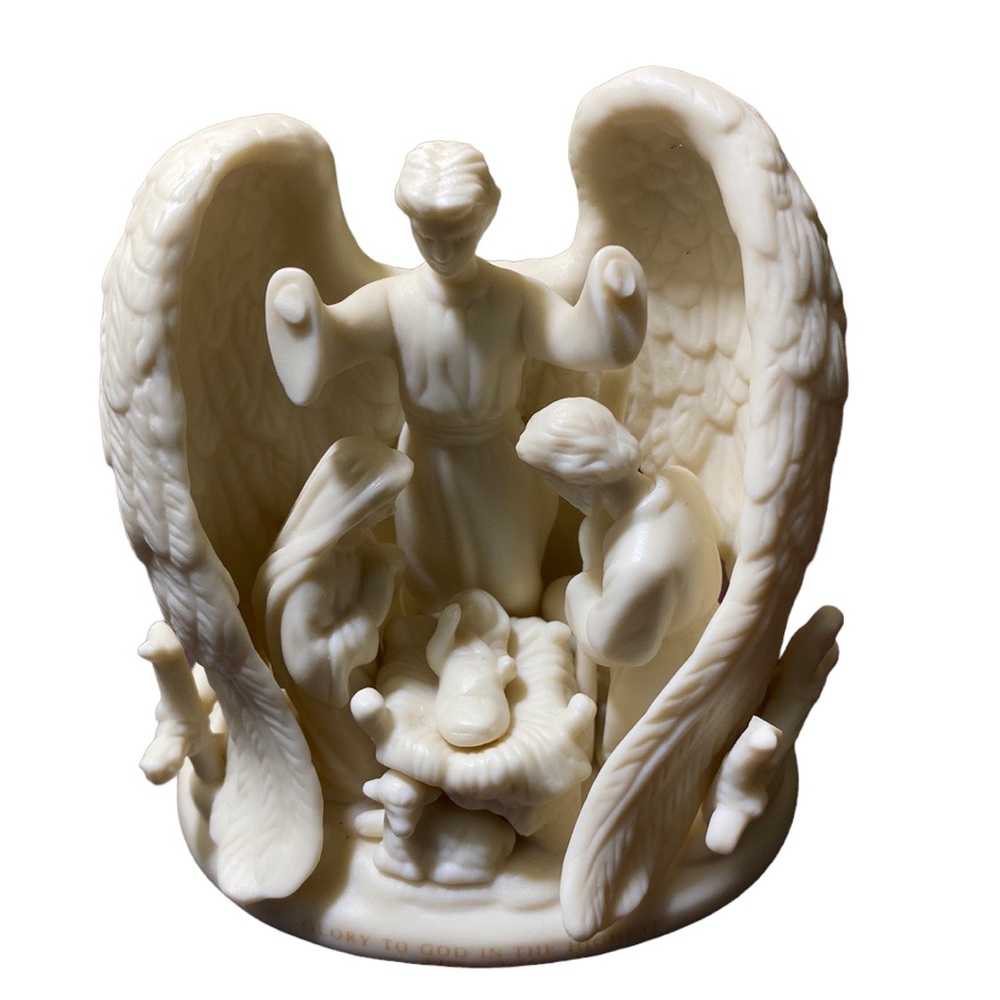 Dayspring Nativity Glory to God In The Highest Luke 2:14 Christmas Ornament